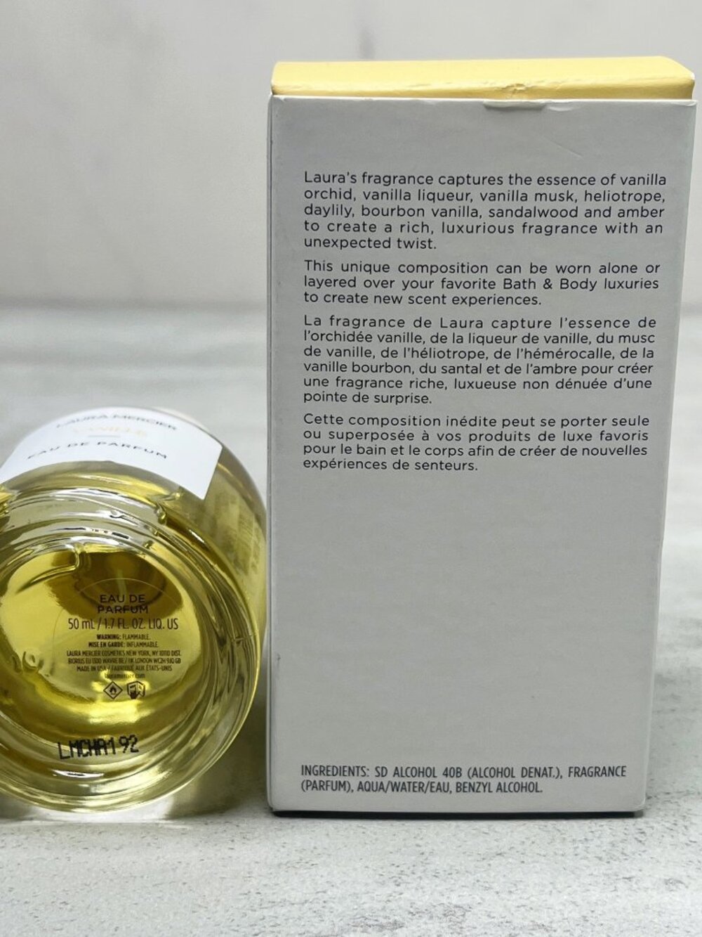 Laura Mercier Vanille Eau De Parfum Spray For Women 50ml / 1.7oz-New in Box - Picture 2 of 2
